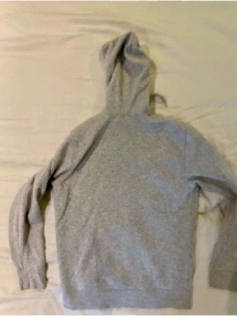 Oakley Gray Men's Full-Zip Hooded Sweater with Striped Logo Graphic